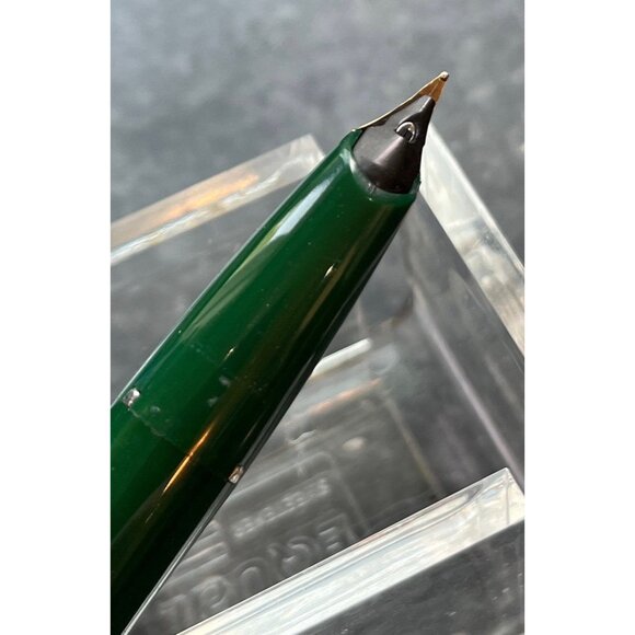 Vintage Sheaffer's PMF 1st Year Green Snorkel Fountain Pen Newly Refurbished - Picture 6 of 6